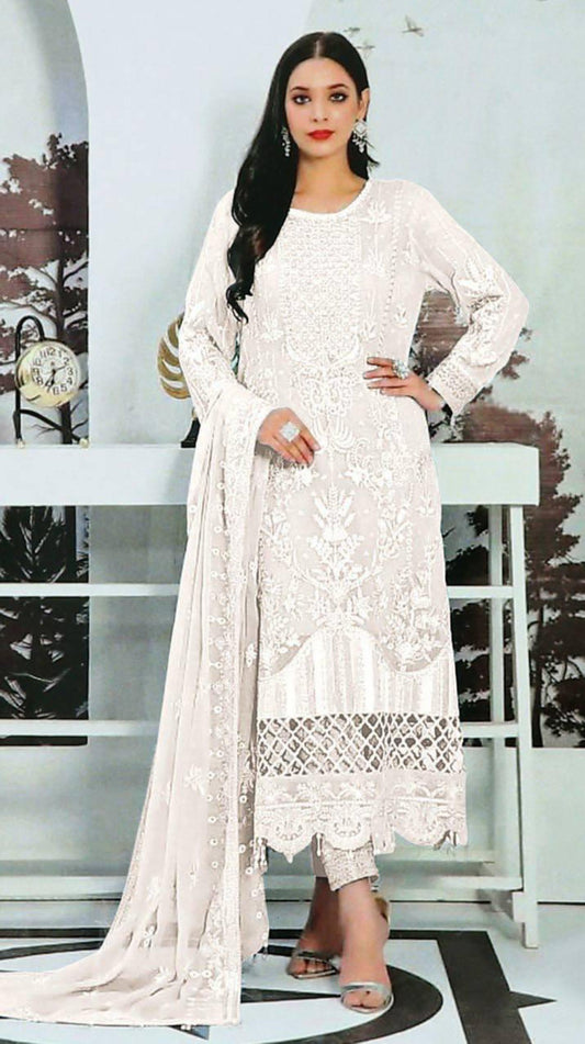 TrendyFashionBazar Pakistani Suit with Sequences Embroidered work & Handwork Khatli work